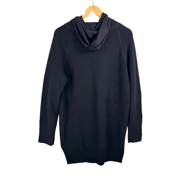 Alexander Wang Wool hooded knit sweater black preppy chic money sz XS - Picture 3 of 6